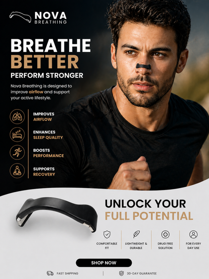 NovaBreathing sleep bands in use