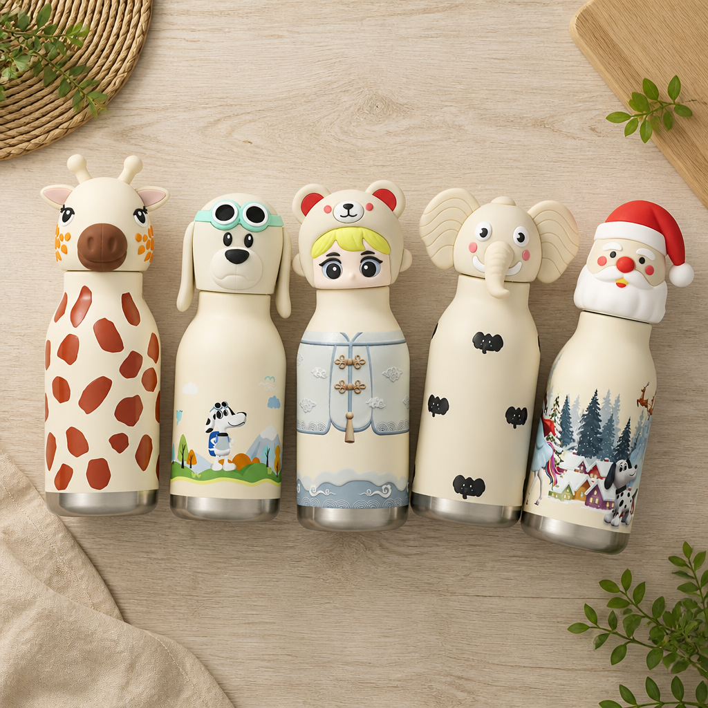 Bestie Character Water Bottle