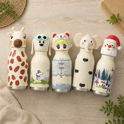 Bestie Character Water Bottle