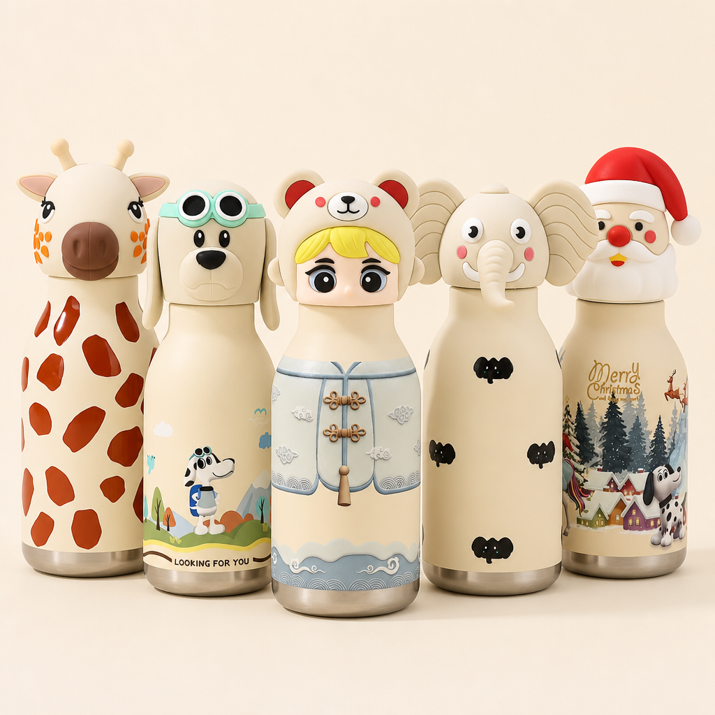 Bestie Character Water Bottle